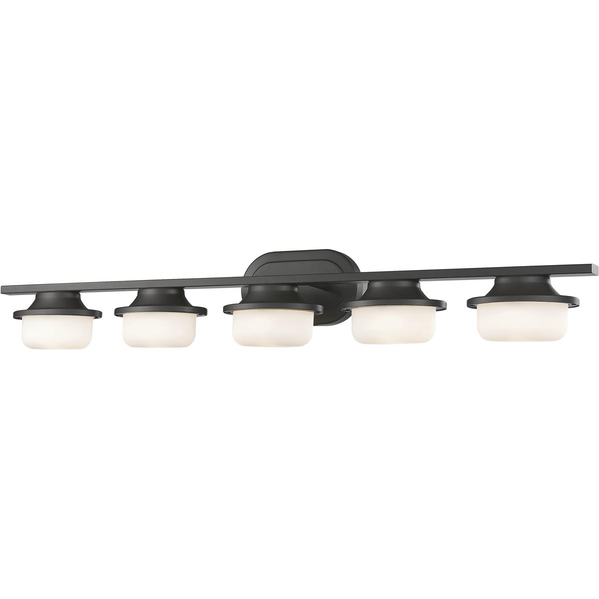Z-Lite 1917-5V-BRZ-LED Optum LED 38.7 inch Bronze Vanity Wall Light
