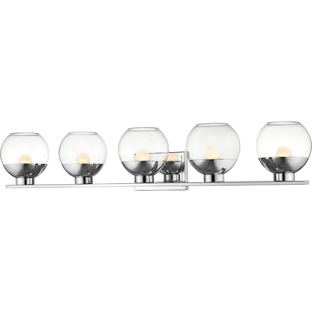 Z-Lite 1924-5V-CH-LED Osono LED 41.1 inch Chrome Vanity Wall Light