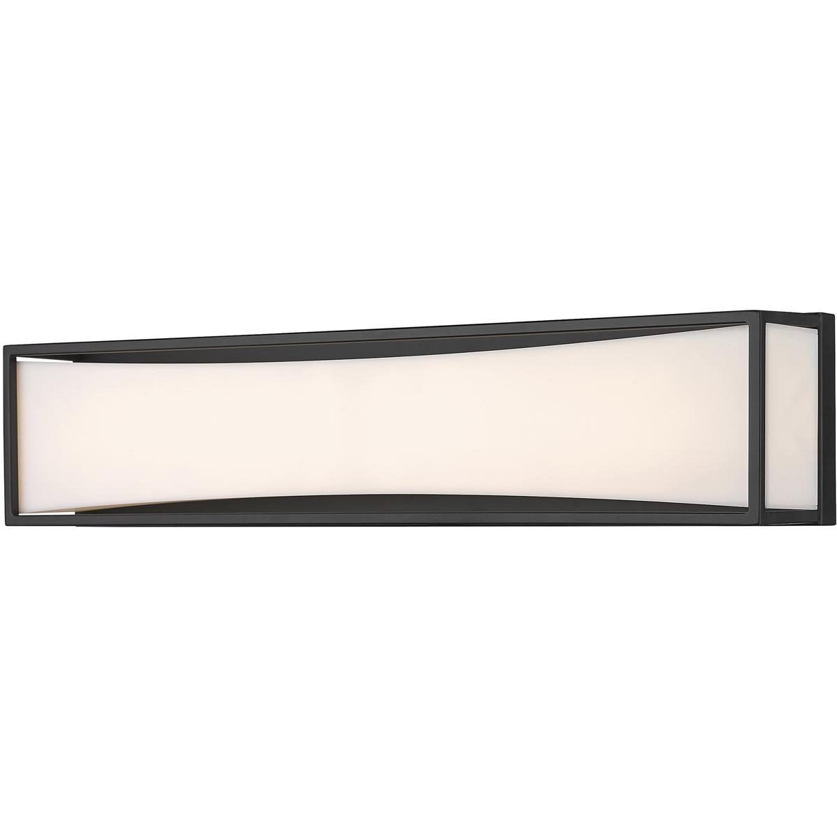 Z-Lite 1933-24MB-LED Baden LED 24 inch Matte Black Vanity Wall Light