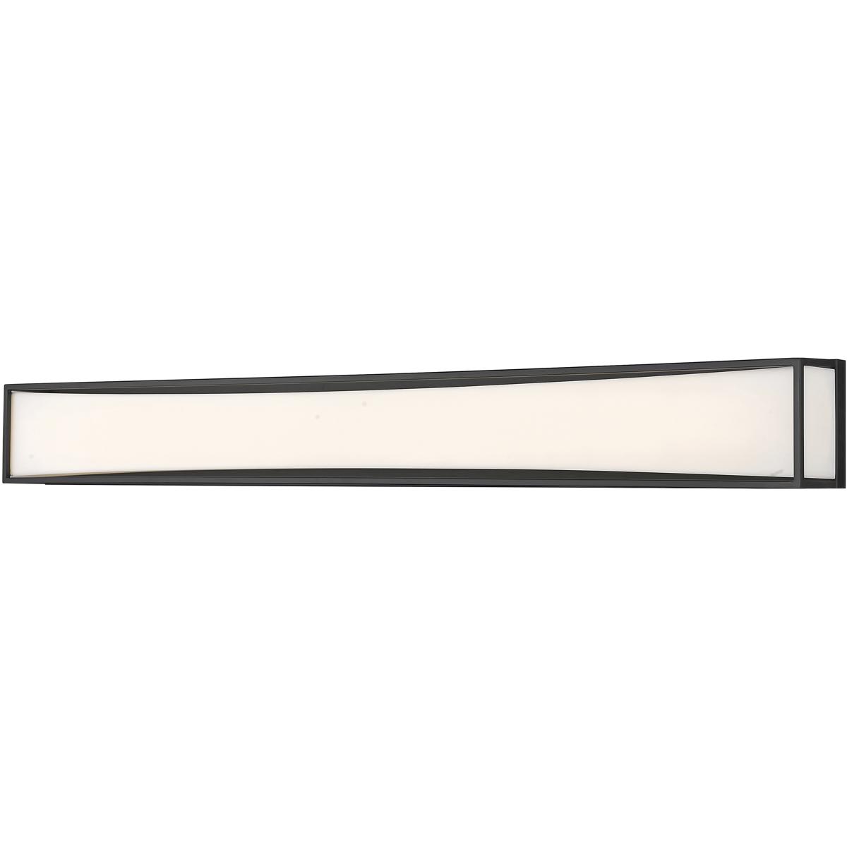 Z-Lite 1933-46MB-LED Baden LED 46 inch Matte Black Vanity Wall Light