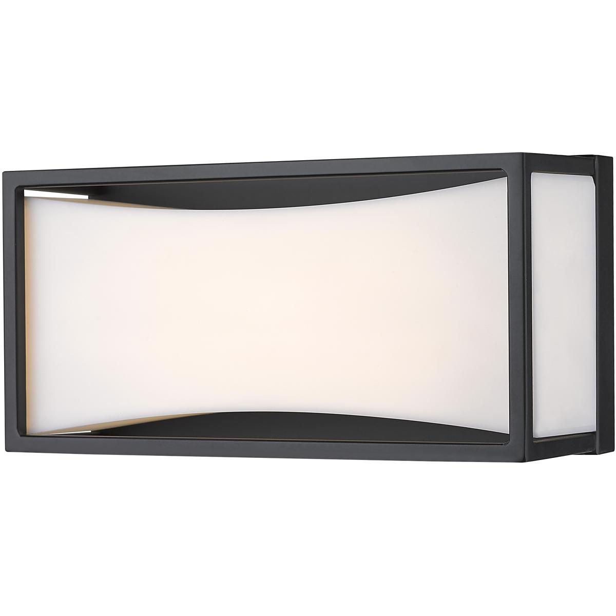 Z-Lite 1933-8MB-LED Baden LED 10 inch Matte Black Vanity Wall Light