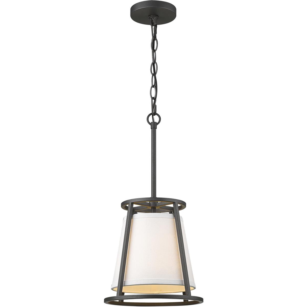Z-Lite 1935MP-IO Lenyx 1 Light 10 inch Iron Ore Pendant Ceiling Light