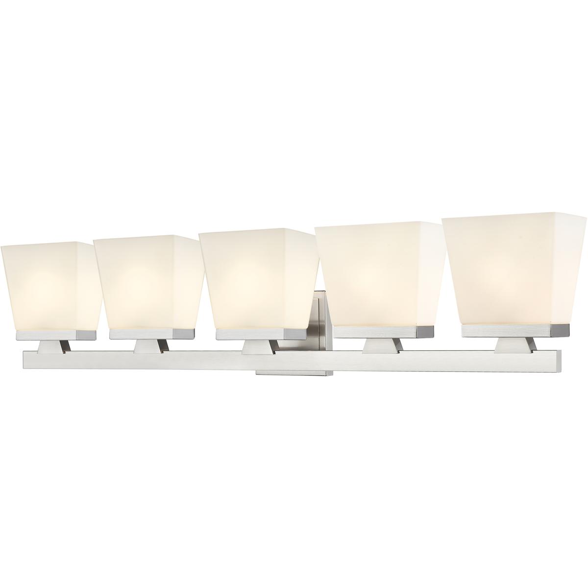 Z-Lite 1937-5V-BN Astor 5 Light 36 inch Brushed Nickel Vanity Wall Light