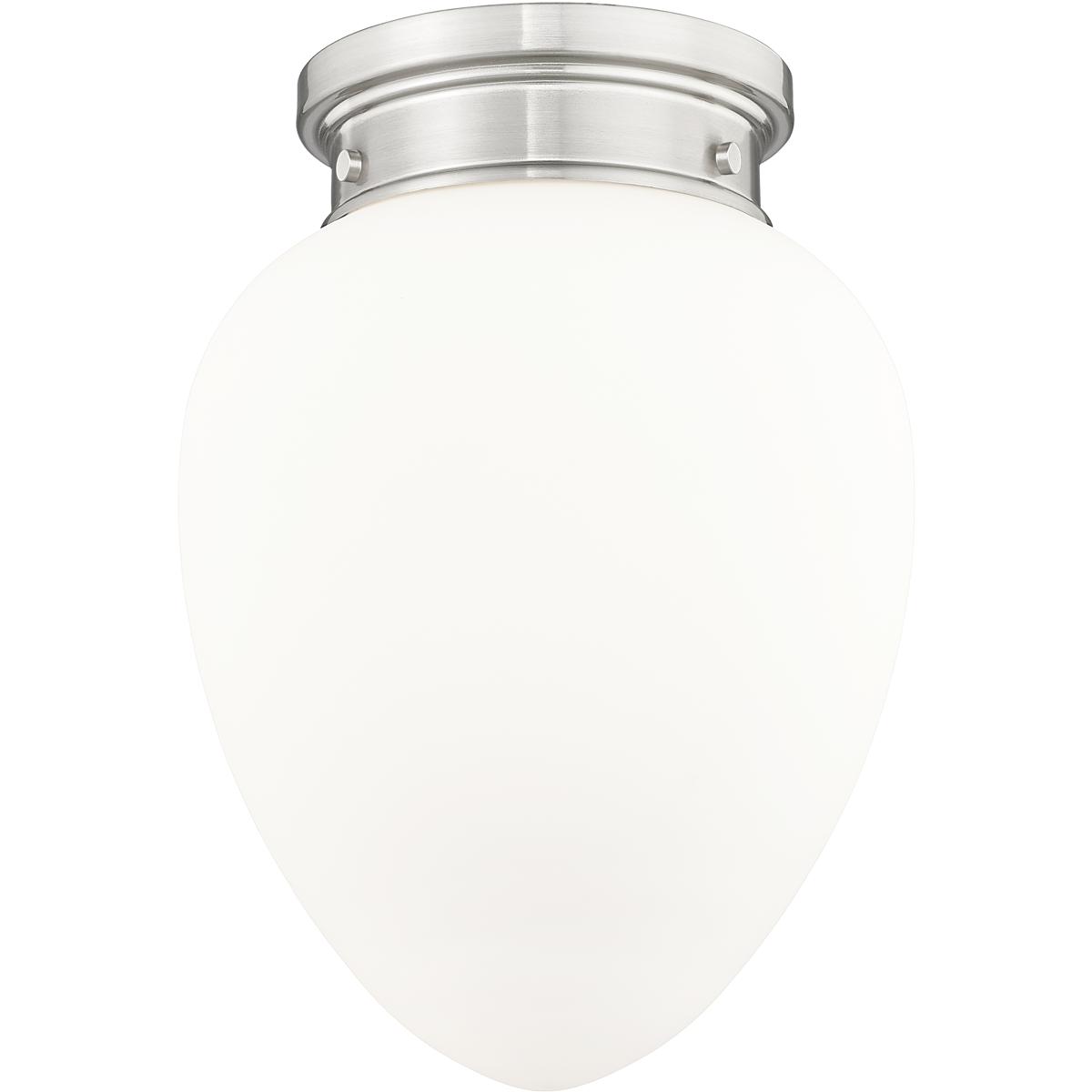Z-Lite 1945F9-BN Gideon 1 Light 10 inch Brushed Nickel Flush Mount Ceiling Light