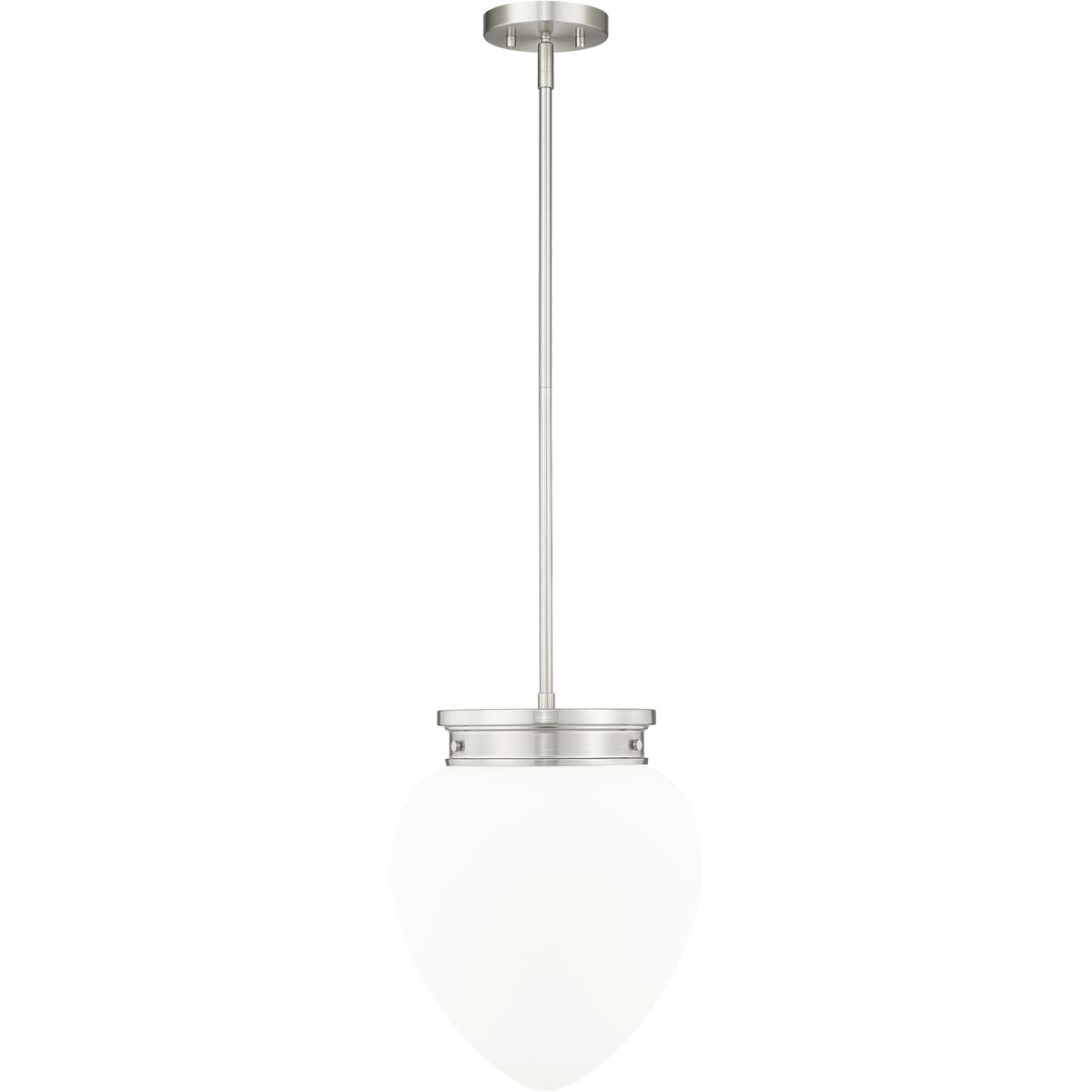 Z-Lite 1945P12-BN Gideon 1 Light 12.5 inch Brushed Nickel Pendant Ceiling Light