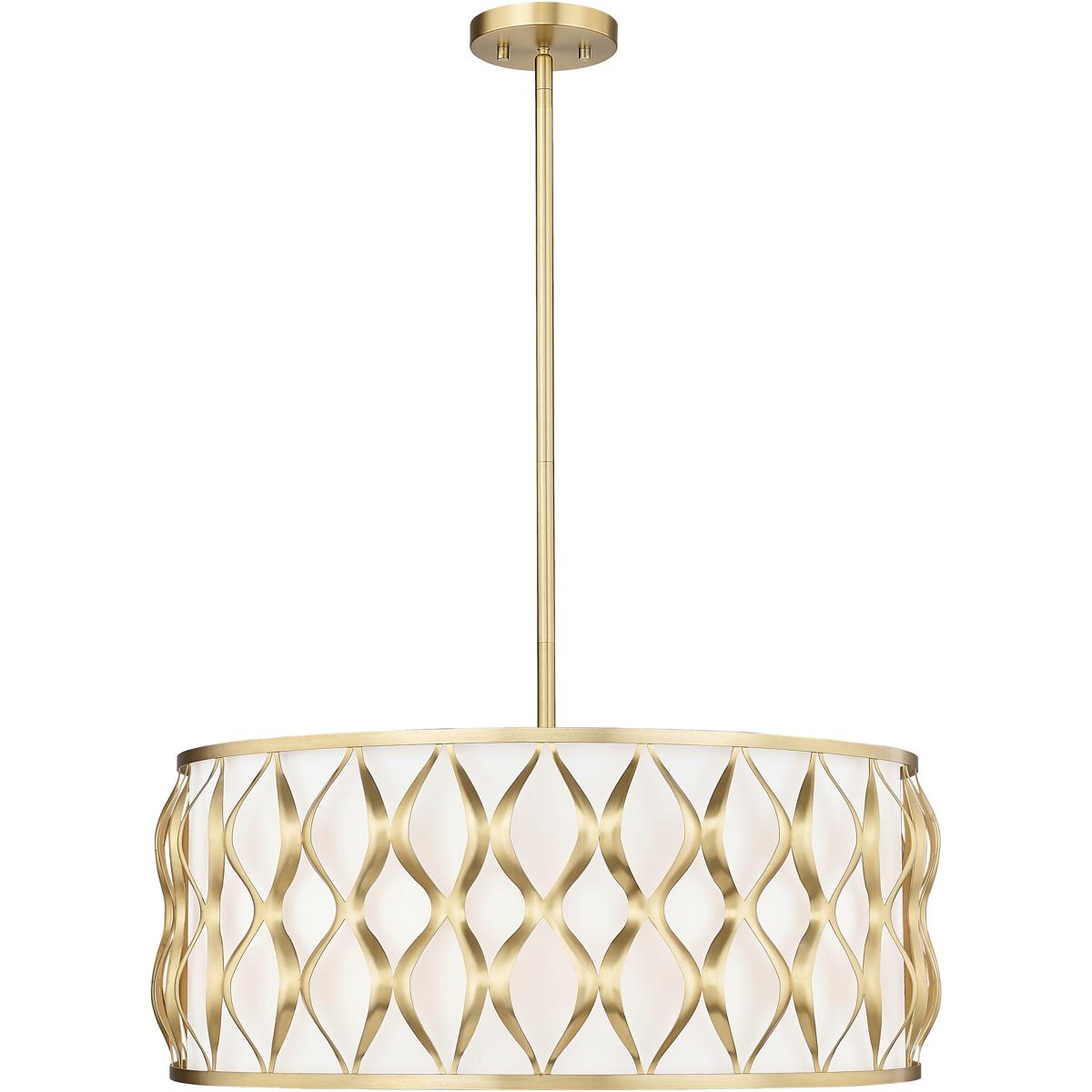 Z-Lite 1948P26-MGLD Harden 8 Light 26.25 inch Modern Gold Pendant Ceiling Light