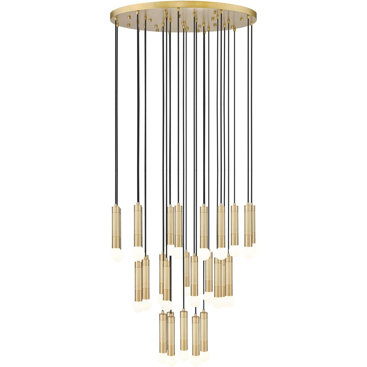 Z-Lite 1956P-27R-MGLD Stari 27 Light 36 inch Modern Gold Chandelier Ceiling Light