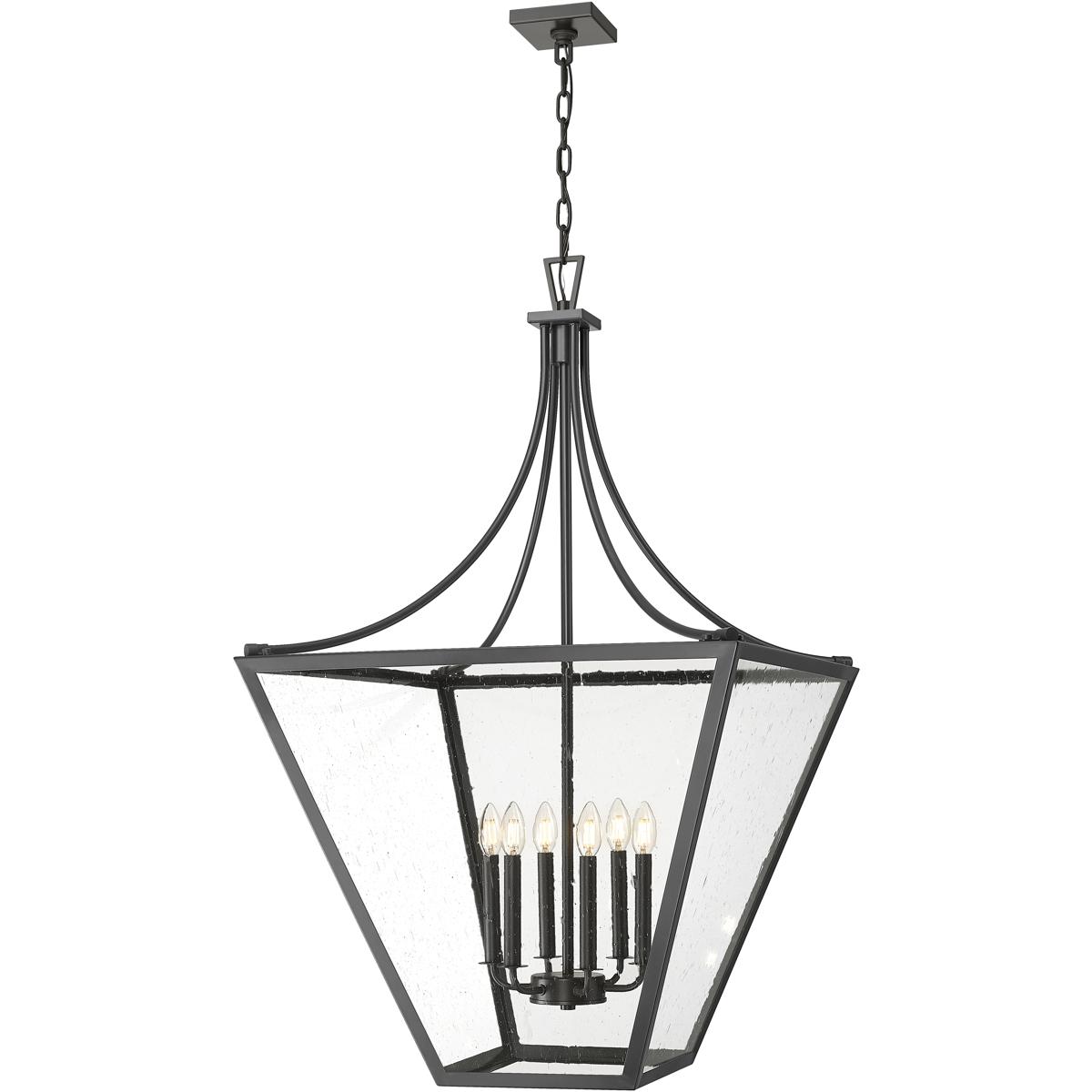 Z-Lite 1961-6IO Montalcino 6 Light 26 inch Iron Ore Chandelier Ceiling Light