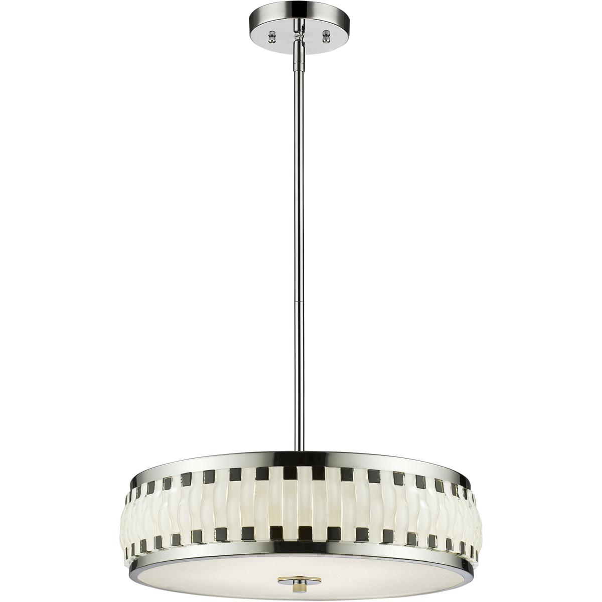 Z-Lite 2008-16CH-LED Sevier LED 16 inch Chrome Pendant Ceiling Light