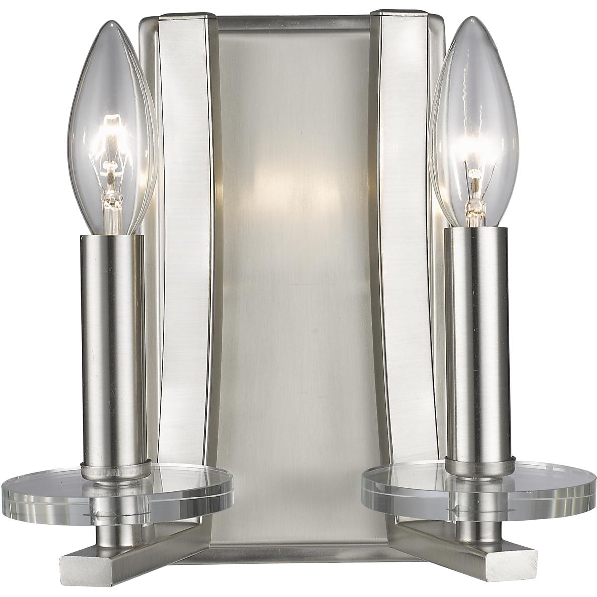 Z-Lite 2010-2S-BN Verona 2 Light 8.5 inch Brushed Nickel Wall Sconce Wall Light