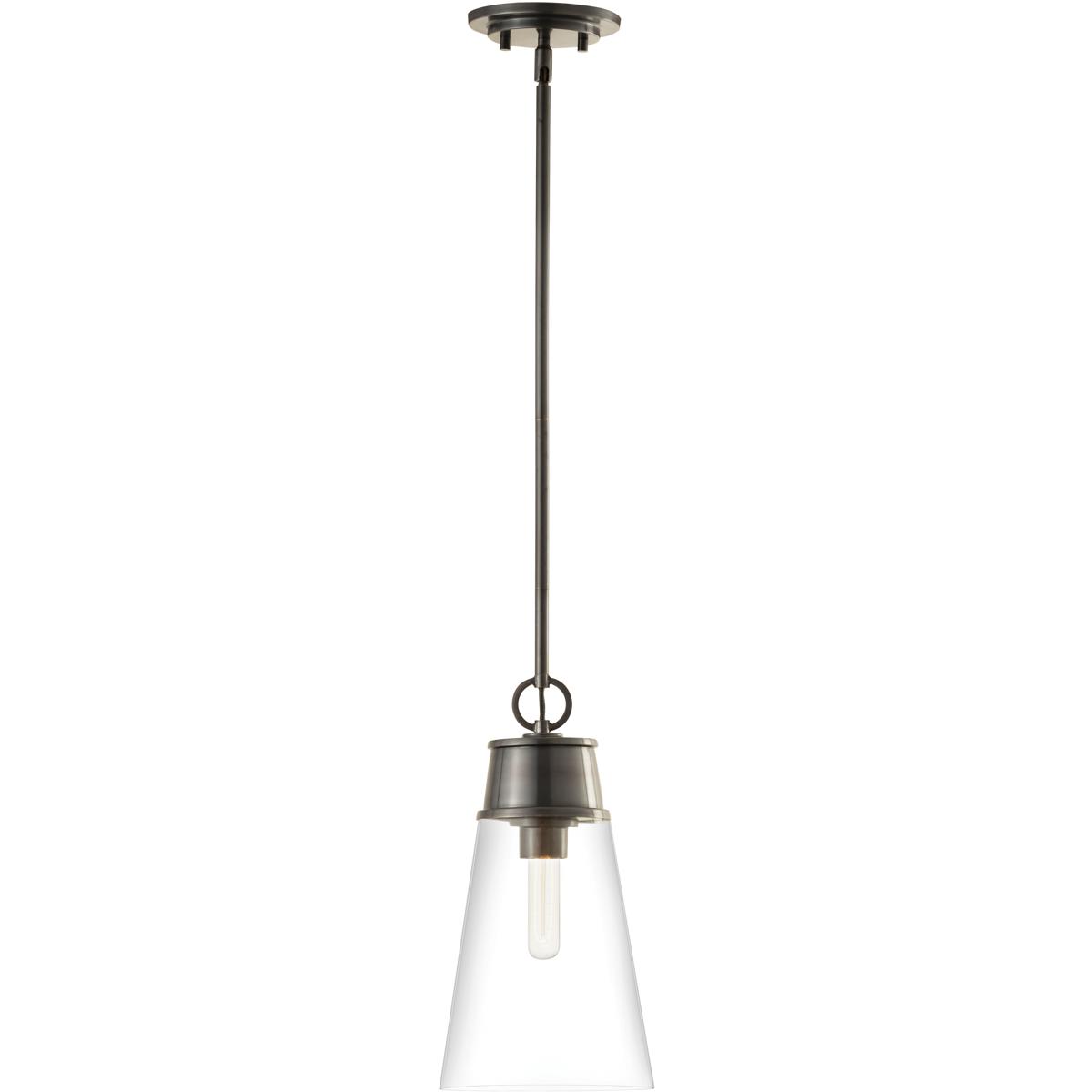 Z-Lite 2300P8-BP Wentworth 1 Light 7.5 inch Plated Bronze Pendant Ceiling Light