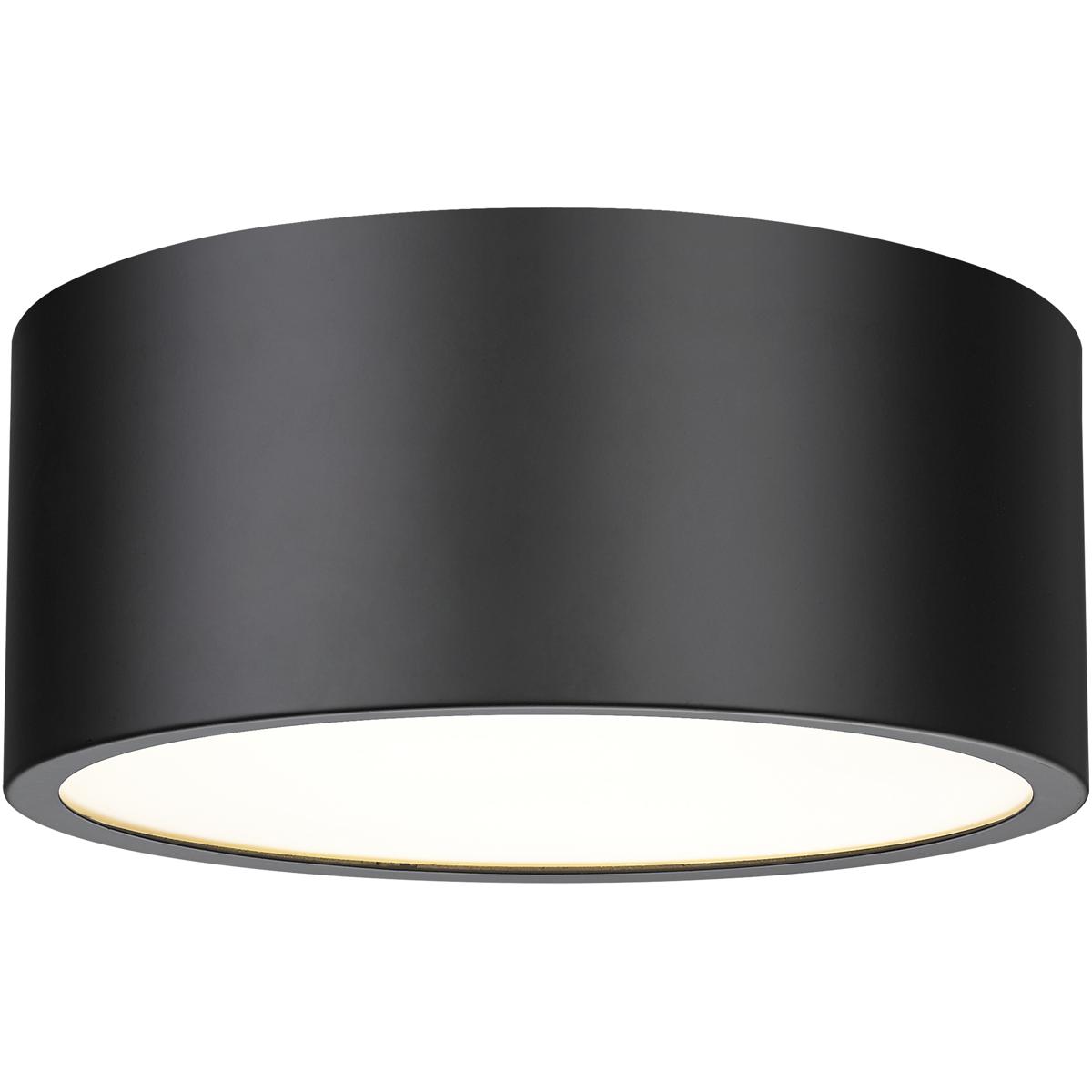 Z-Lite 2302F2-MB Harley 2 Light 12 inch Matte Black Flush Mount Ceiling Light