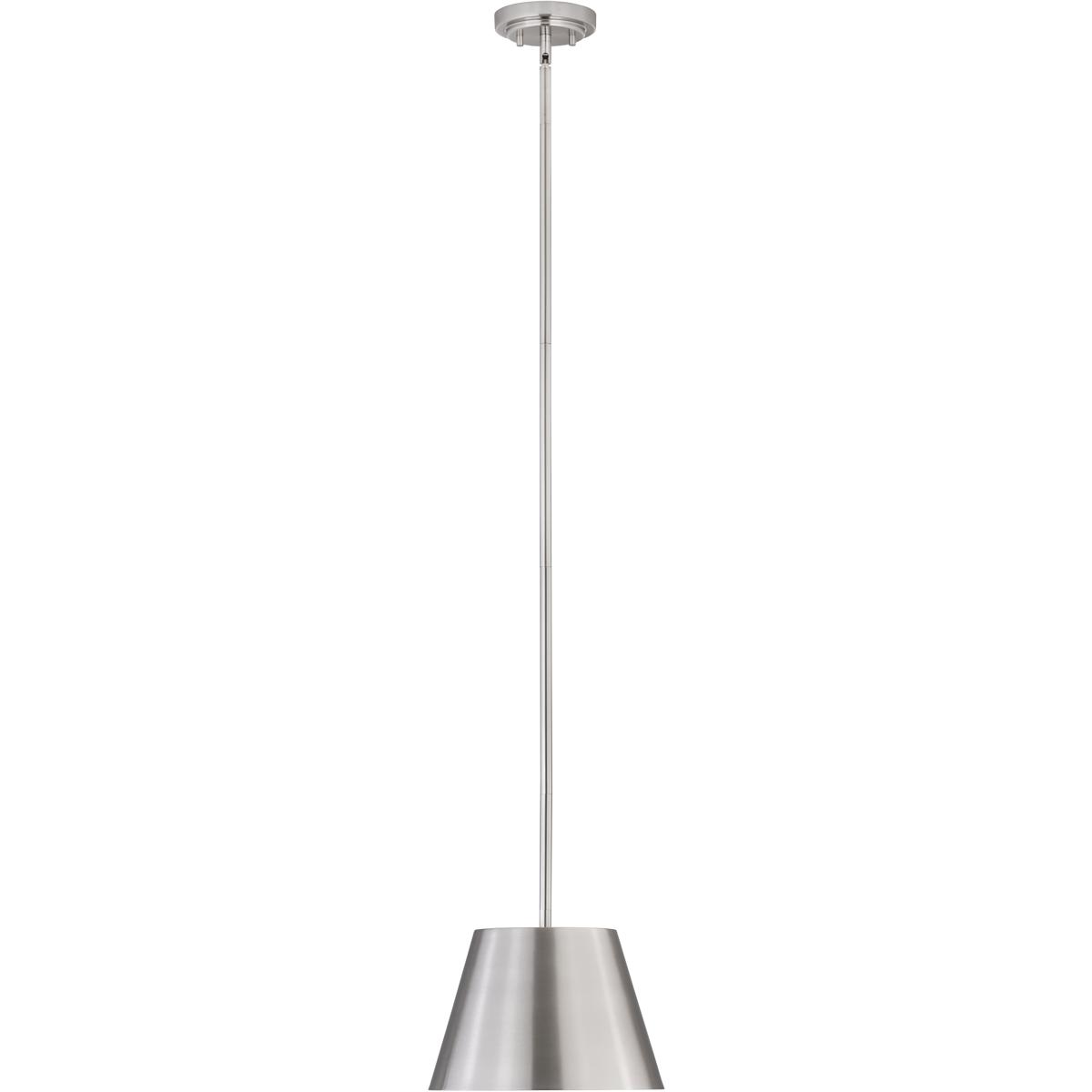 Z-Lite 2307-12BN Lilly 1 Light 12 inch Brushed Nickel Pendant Ceiling Light