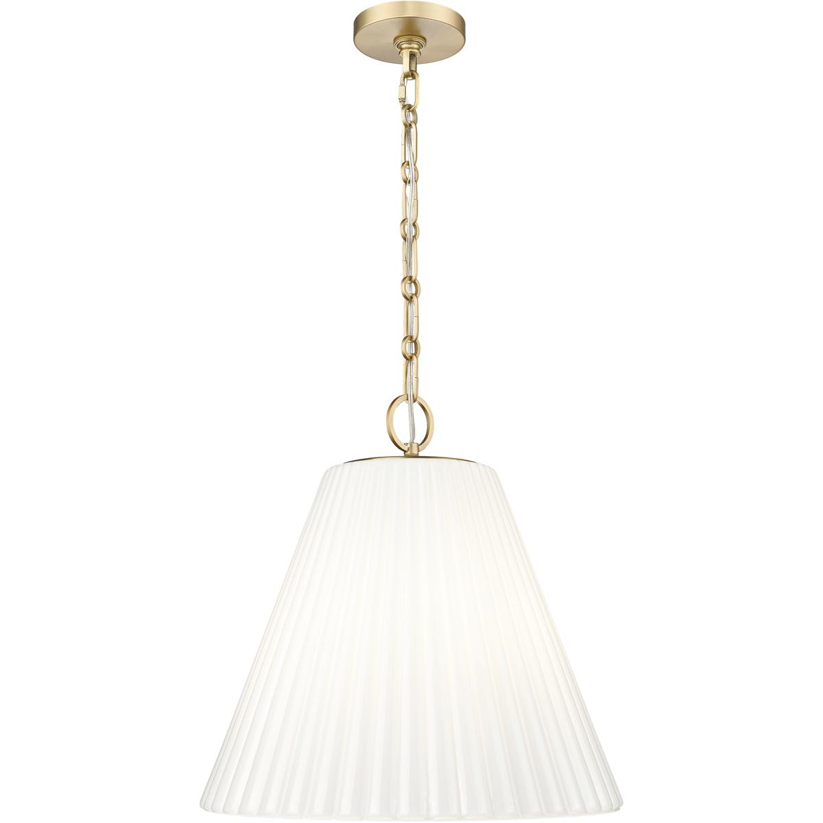 Z-Lite 3042P18-MGLD Alaric 3 Light 18 inch Modern Gold Pendant Ceiling Light