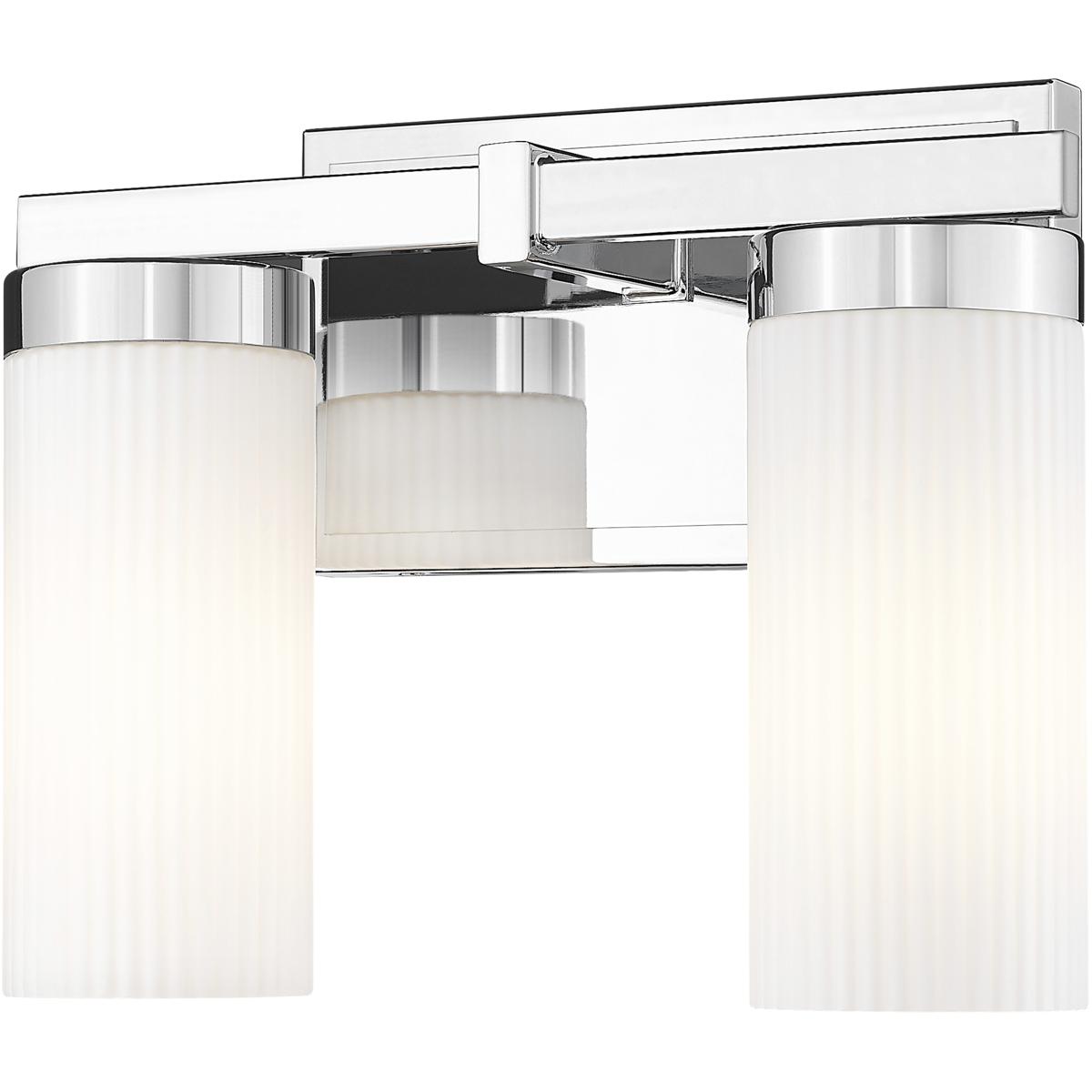 Z-Lite 3044-2V-CH Danica 2 Light 11.75 inch Chrome Bath Vanity Light Wall Light