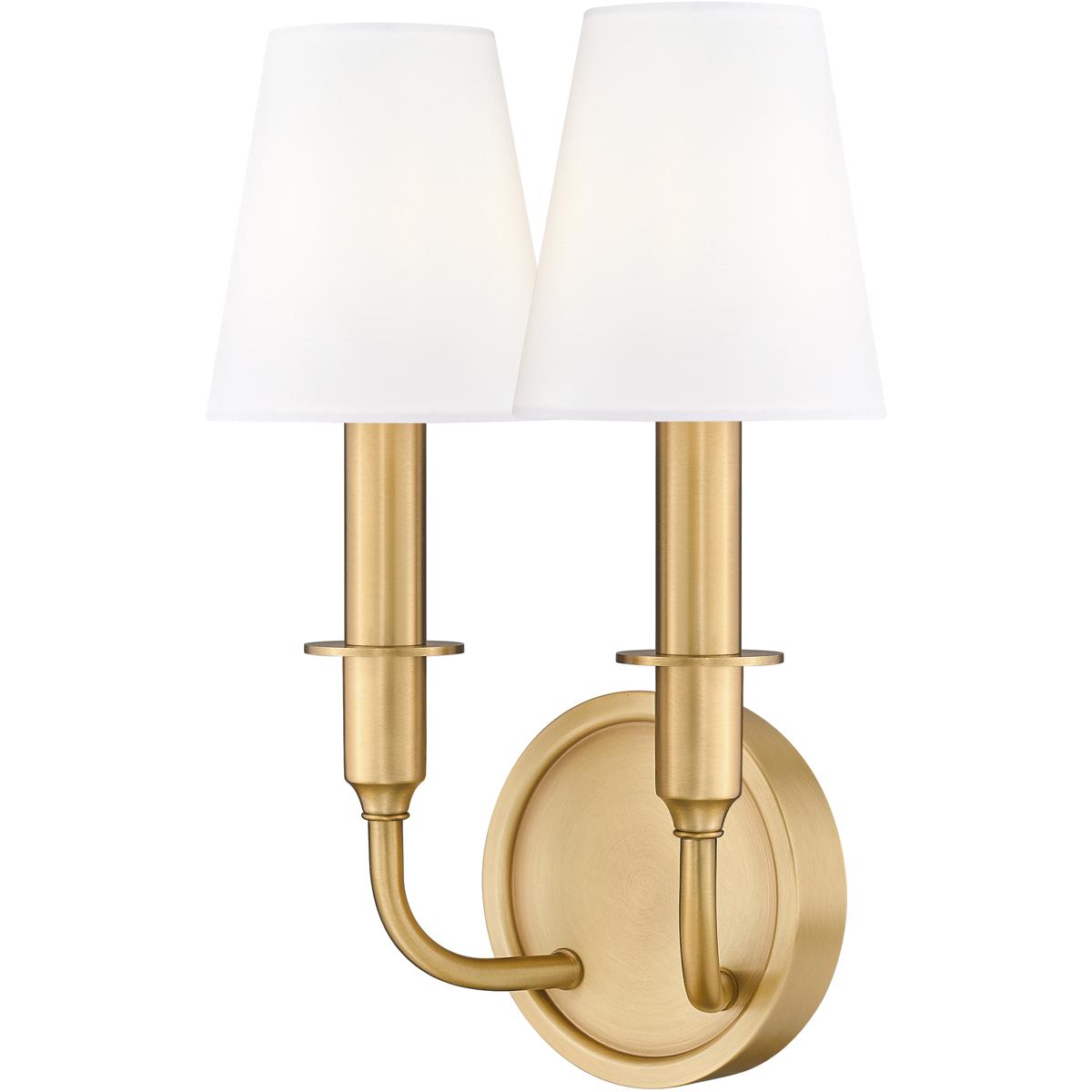 Z-Lite 3049-2S-RB Tova 2 Light 9.25 inch Rubbed Brass Wall Sconce Wall Light
