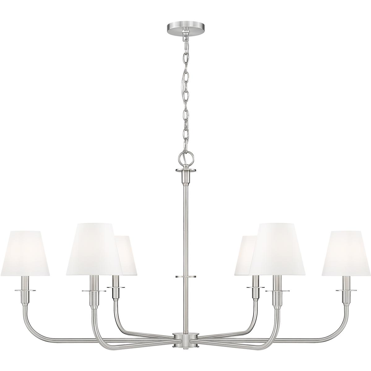 Z-Lite 3049-45BN Tova 6 Light 48.75 inch Brushed Nickel Chandelier Ceiling Light