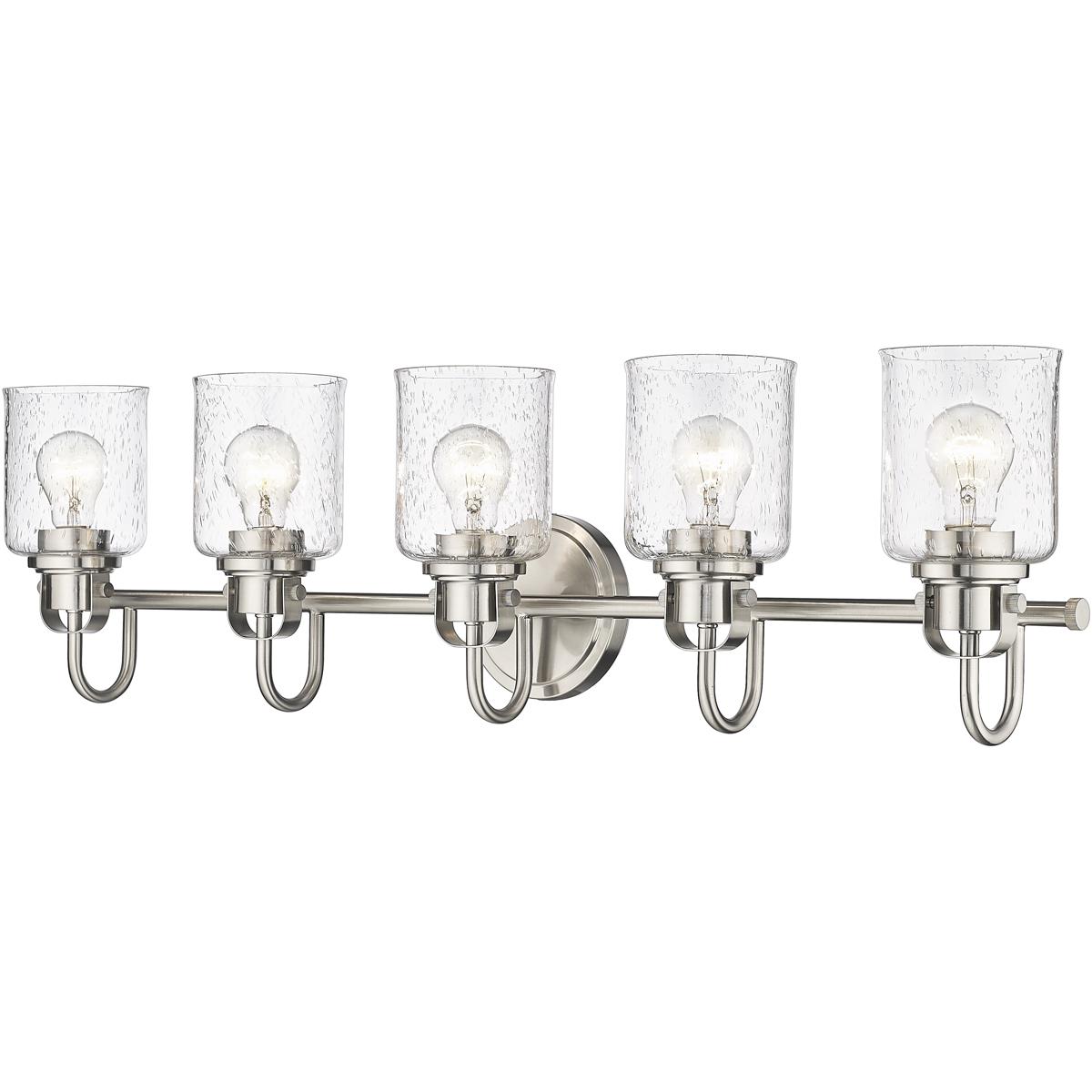 Z-Lite 340-5V-BN Kinsley 5 Light 35 inch Brushed Nickel Bath Vanity Wall Light