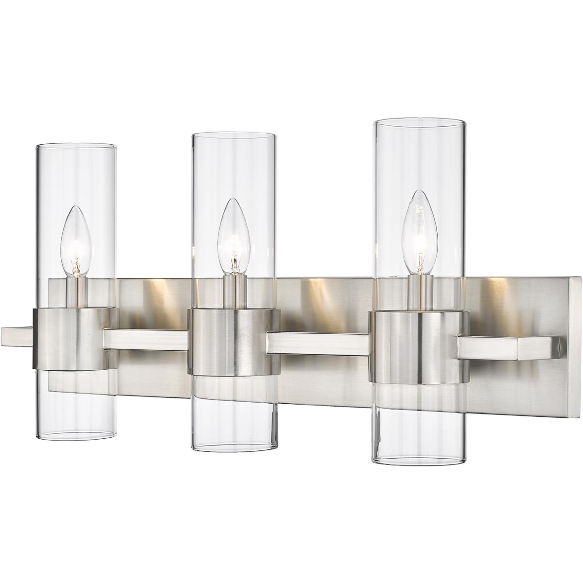 Z-Lite 343-3V-BN Lawson 3 Light 25 inch Brushed Nickel Vanity Wall Light