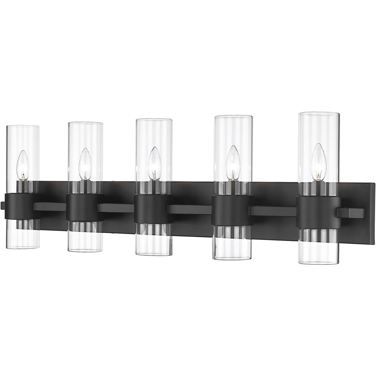 Z-Lite Lawson 38 Inch 5 Light Bath Vanity Light Lawson - 343-5V-MB - Modern Contemporary