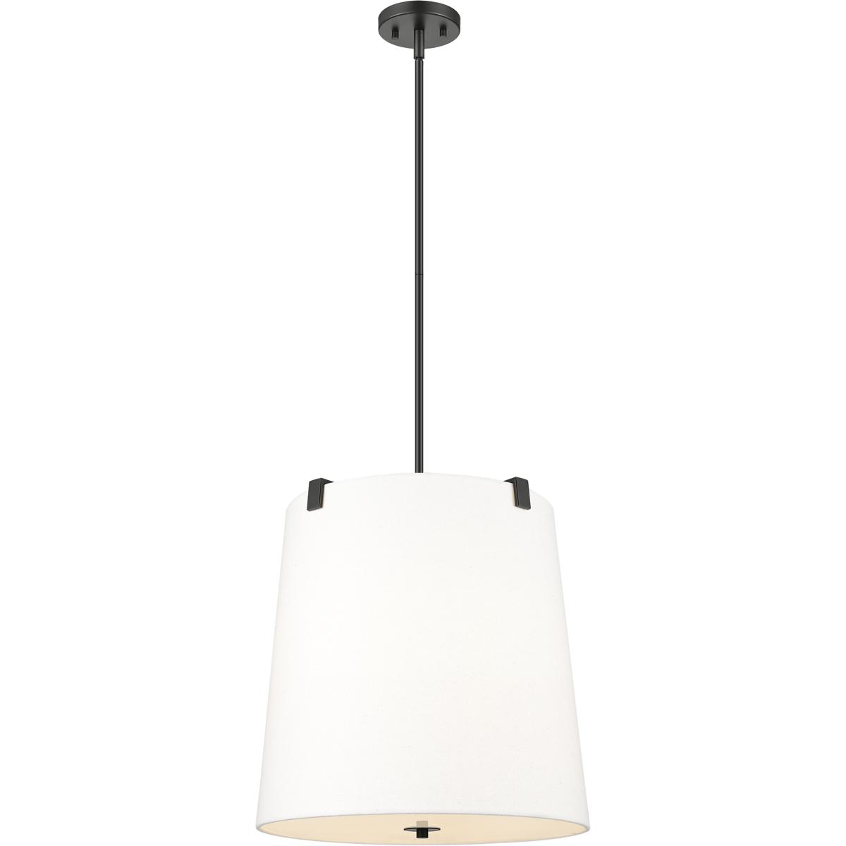 Z-Lite 3501P18-MB Weston 5 Light 18 inch Matte Black Pendant Ceiling Light