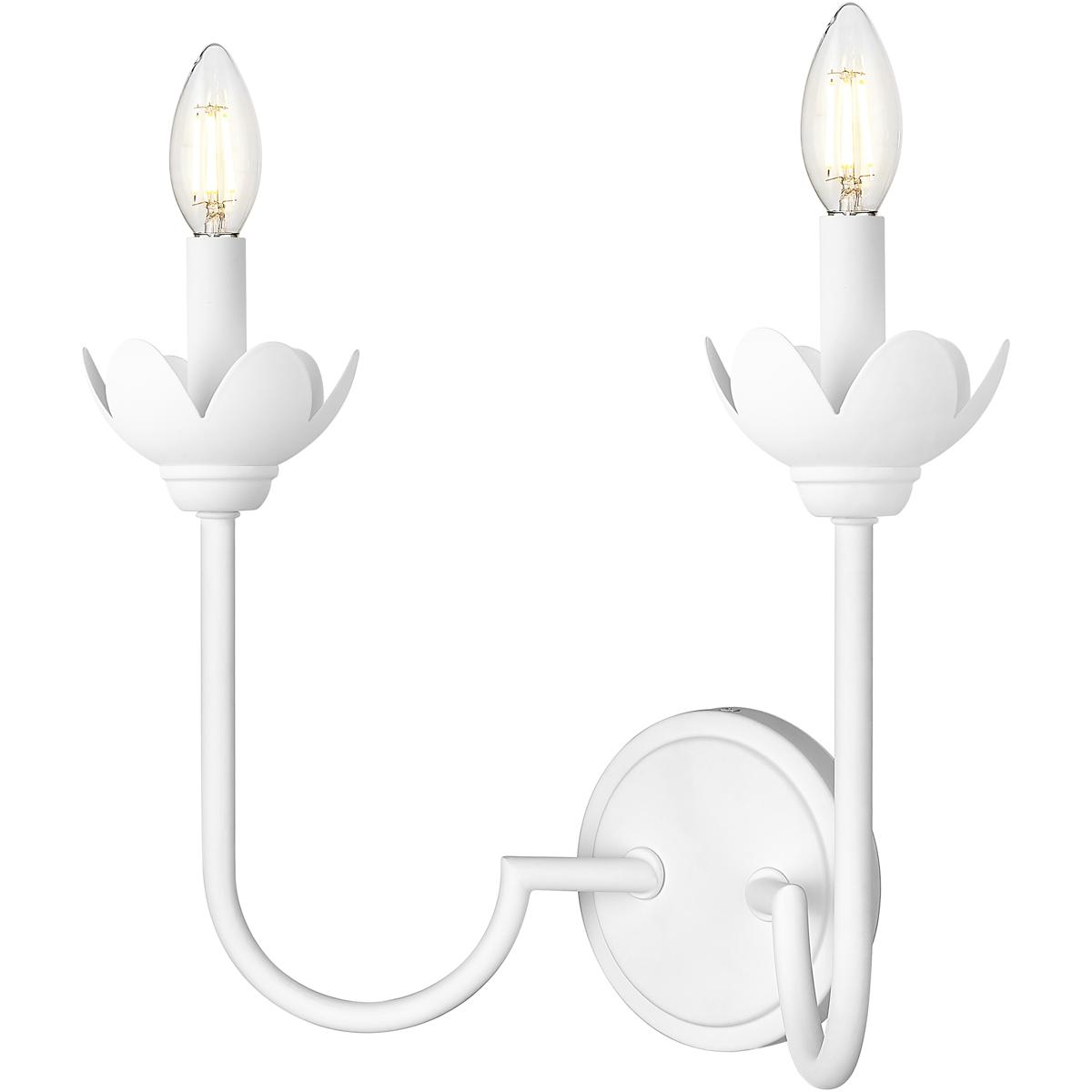 Z-Lite 352-2S-TW Allistair Wall Sconce Wall Light in Tundra White