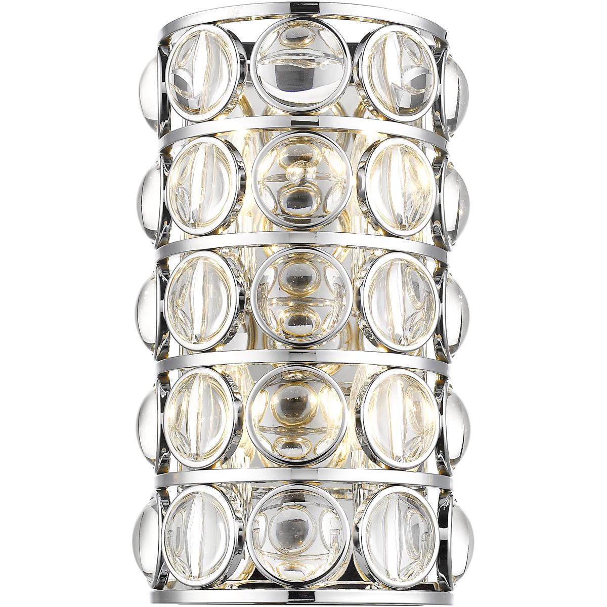 Z-Lite 4004-4S-CH Eternity 4 Light 9.75 inch Chrome Wall Sconce Wall Light in 11