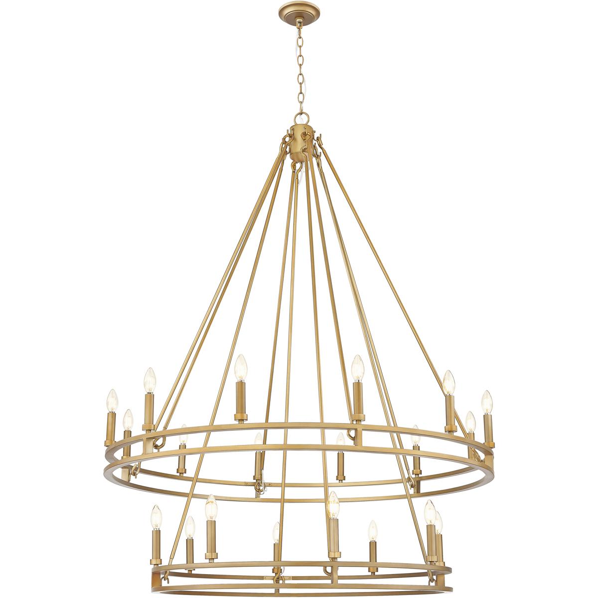 Z-Lite 4005-20SBR Dennison 20 Light 47.5 inch Signature Brass Chandelier Ceiling Light