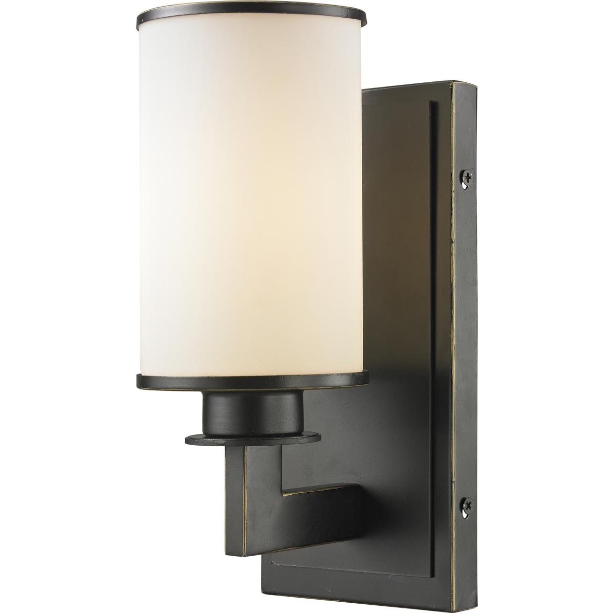 Z-Lite 413-1S Savannah 1 Light 4.5 inch Olde Bronze Wall Sconce Wall Light