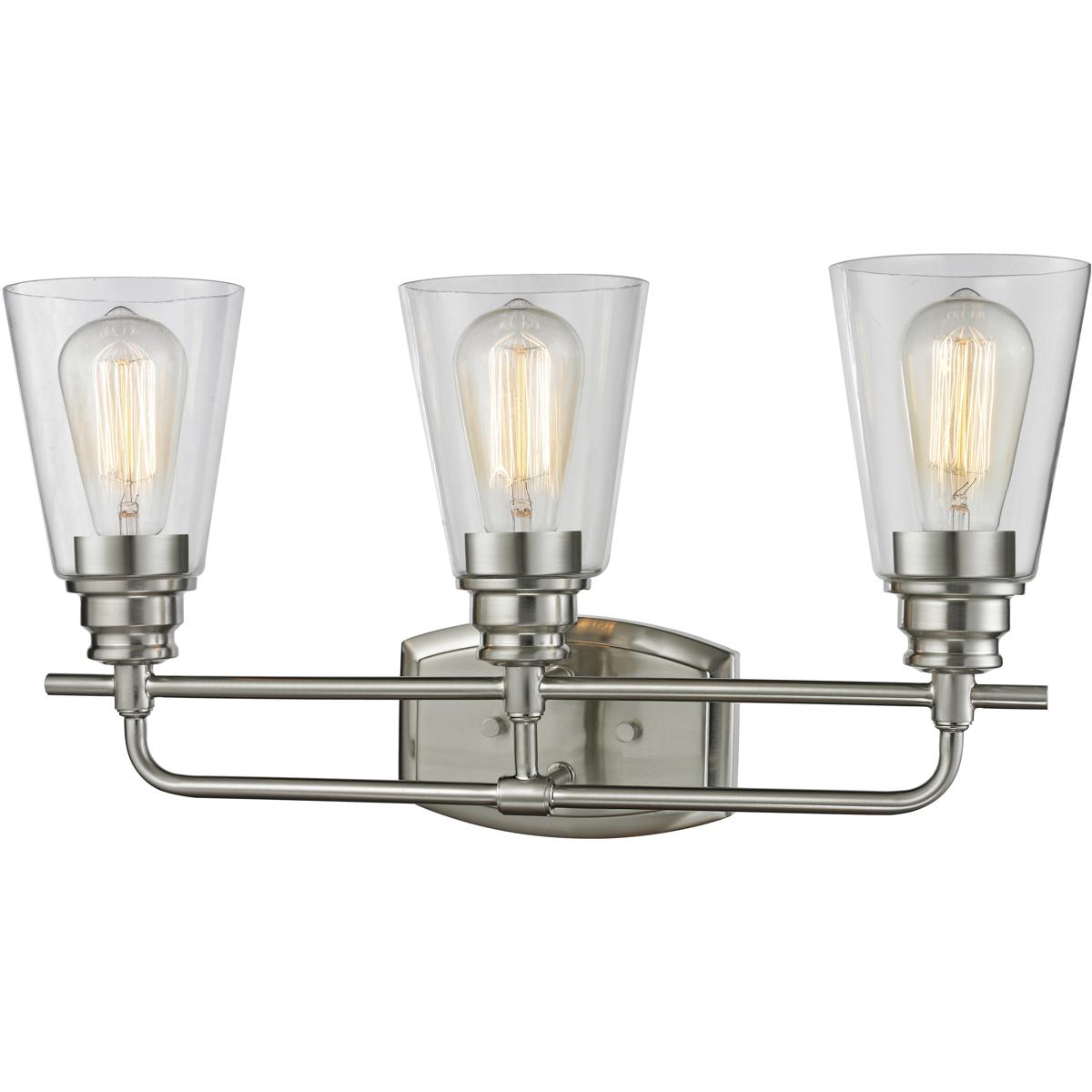 Z-Lite 428-3V-BN Annora 3 Light 20.75 inch Brushed Nickel Vanity Wall Light