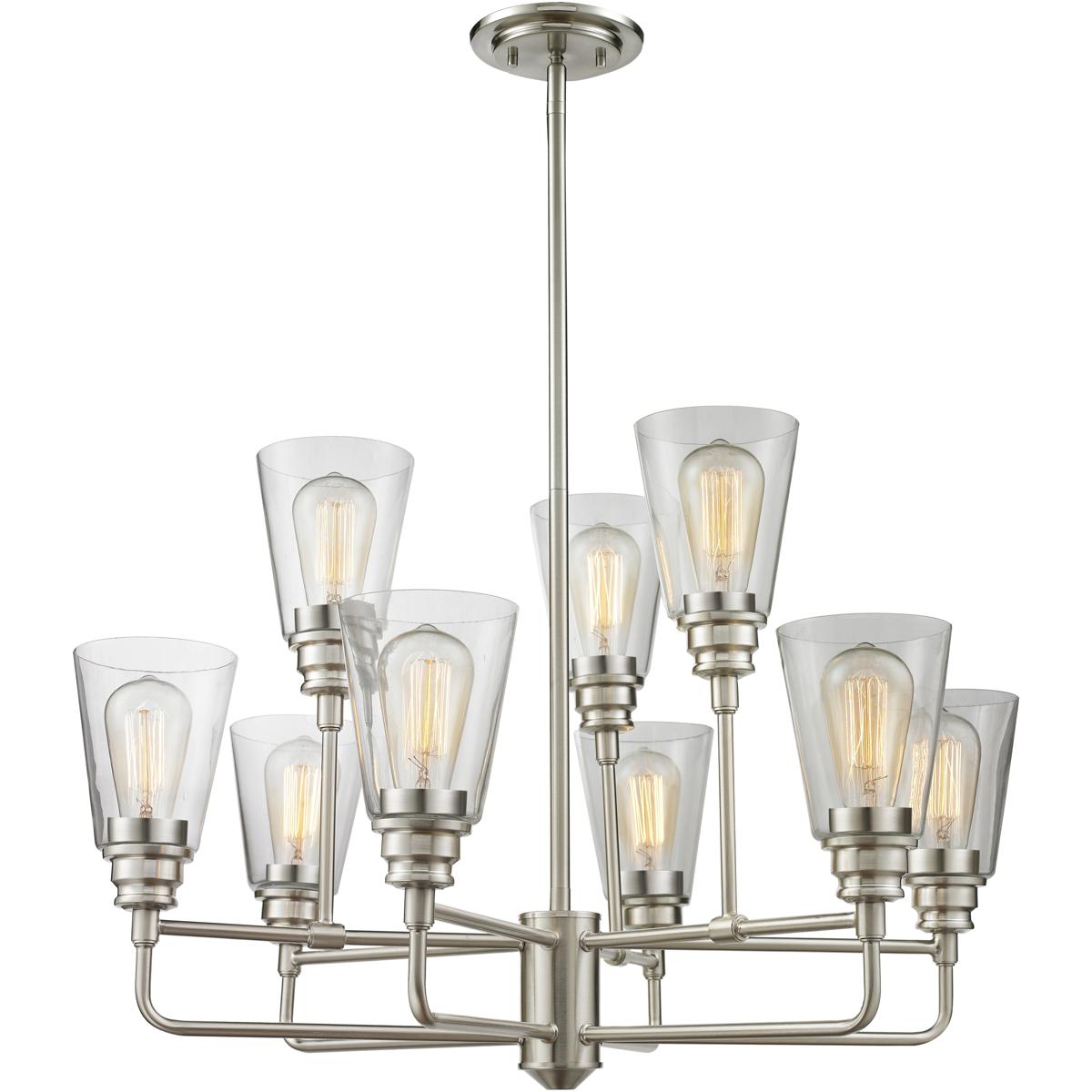 Z-Lite 428-9-BN Annora 9 Light 29 inch Brushed Nickel Chandelier Ceiling Light