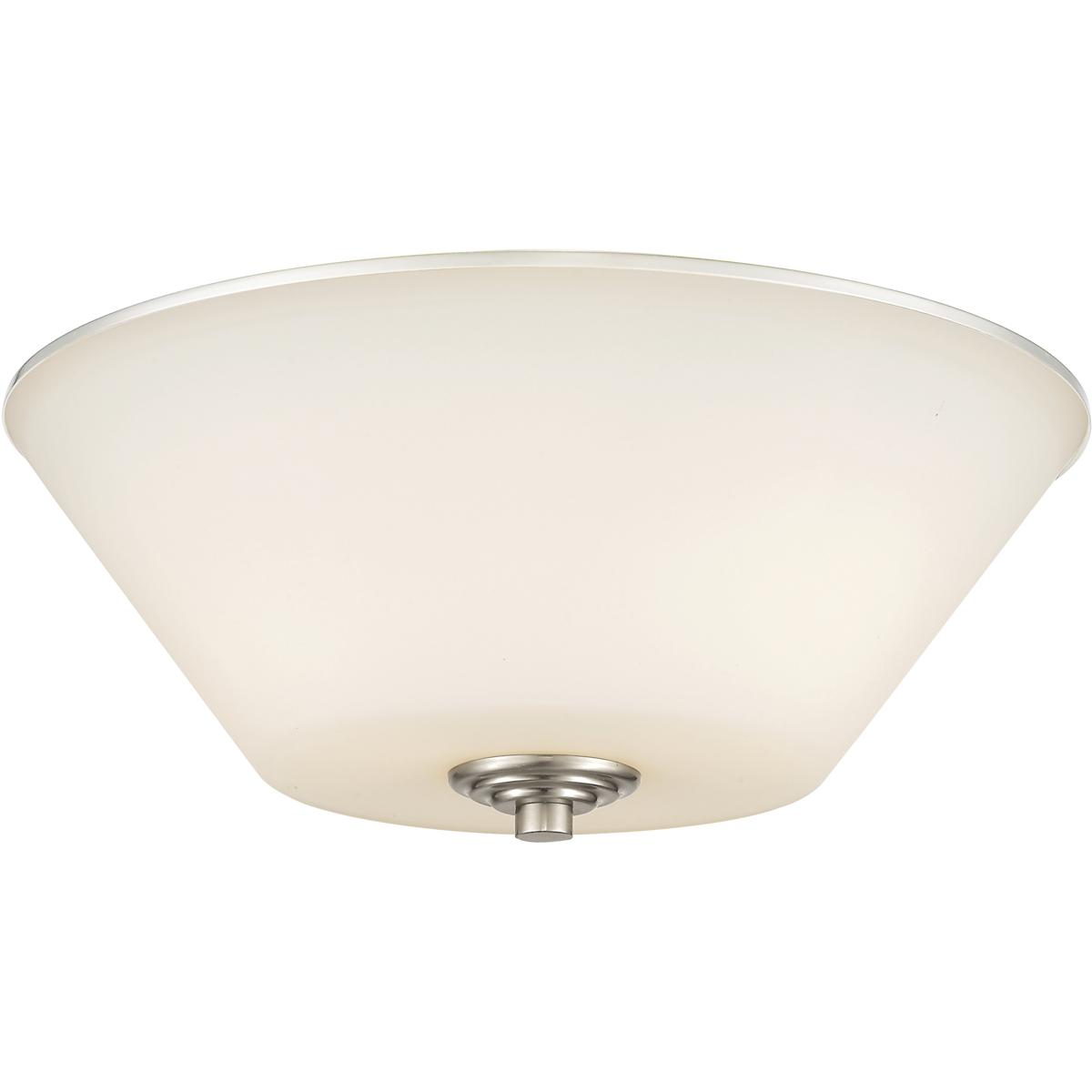 Z-Lite 432F3-BN Jarra 3 Light 15 inch Brushed Nickel Flush Mount Ceiling Light
