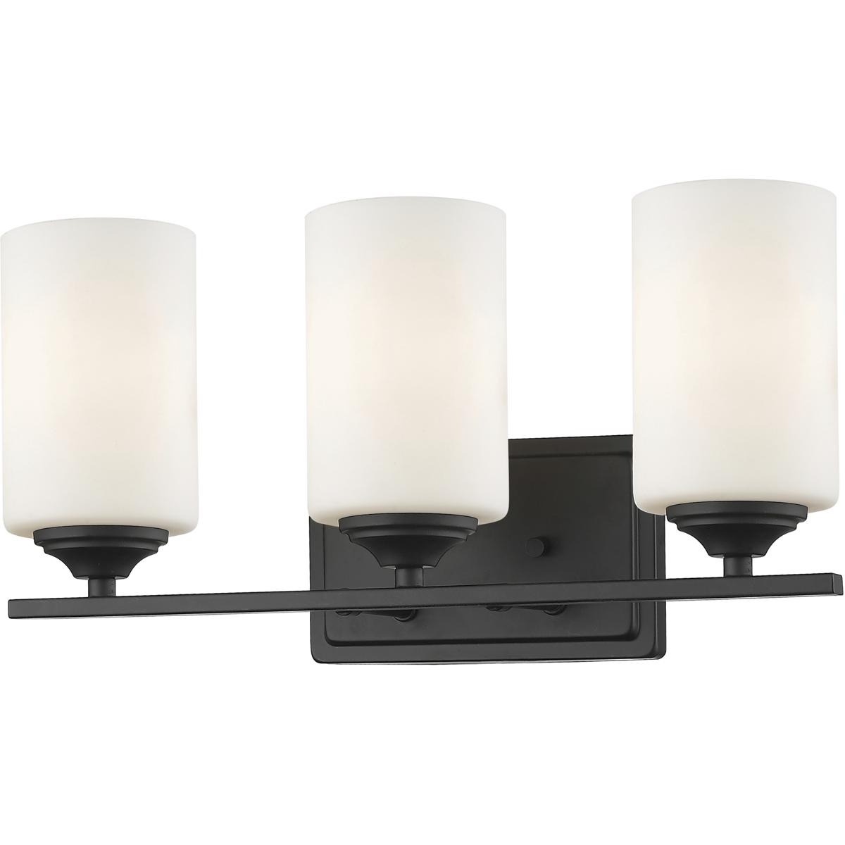Z-Lite 435-3V-BRZ Bordeaux 3 Light 17.38 inch Bronze Vanity Wall Light