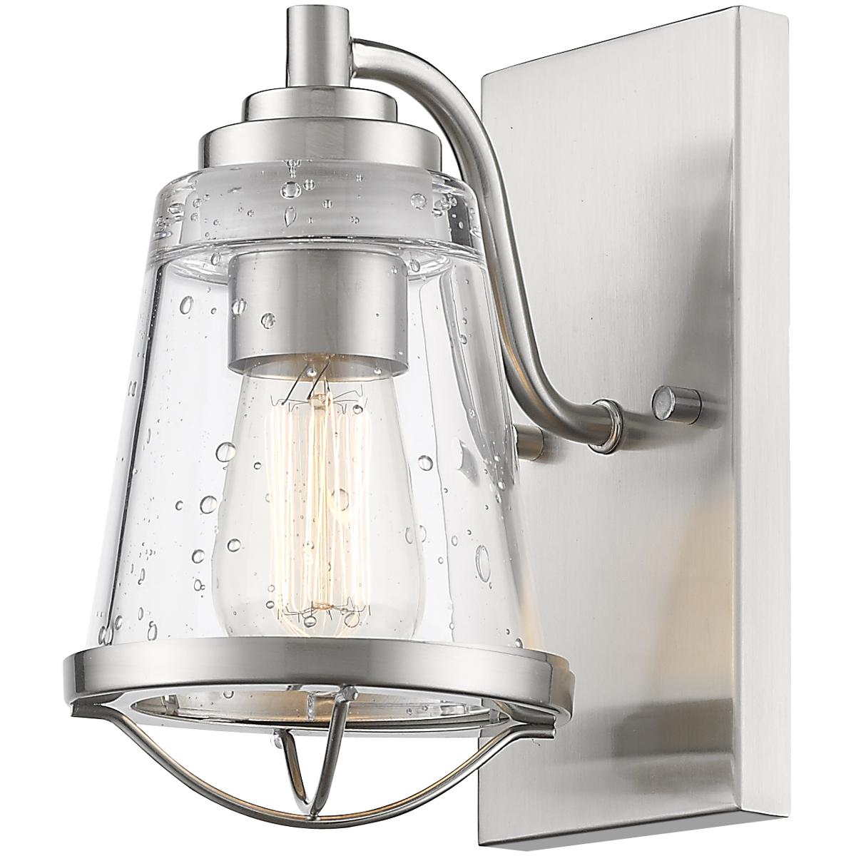 Z-Lite 444-1S-BN Mariner 1 Light 5.5 inch Brushed Nickel Wall Sconce Wall Light