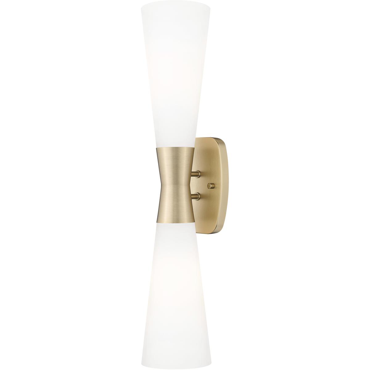Z-Lite 4504-2SL-MGLD Emrys 2 Light 4.75 inch Modern Gold Wall Sconce Wall Light