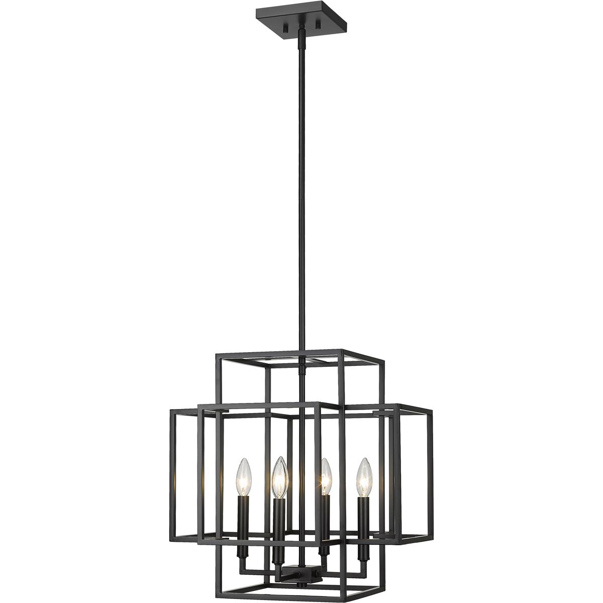 Z-Lite Titania 18 Inch 4 Light Mini Chandelier Titania - 454-18MB - Modern Contemporary