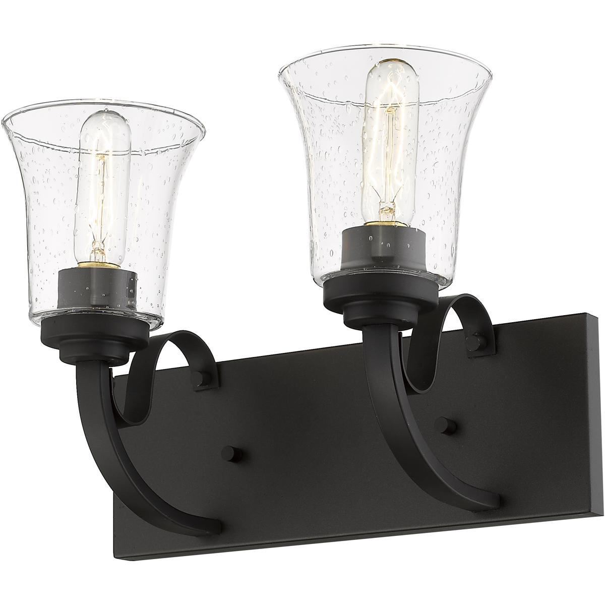 Z-Lite 461-2V-BRZ Halliwell 2 Light 14 inch Bronze Vanity Wall Light