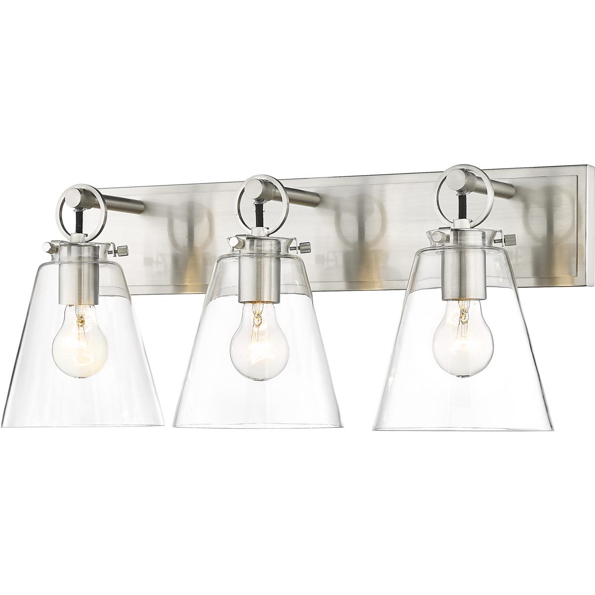 Z-Lite 483-3V-BN Harper 3 Light 23 inch Brushed Nickel Vanity Wall Light