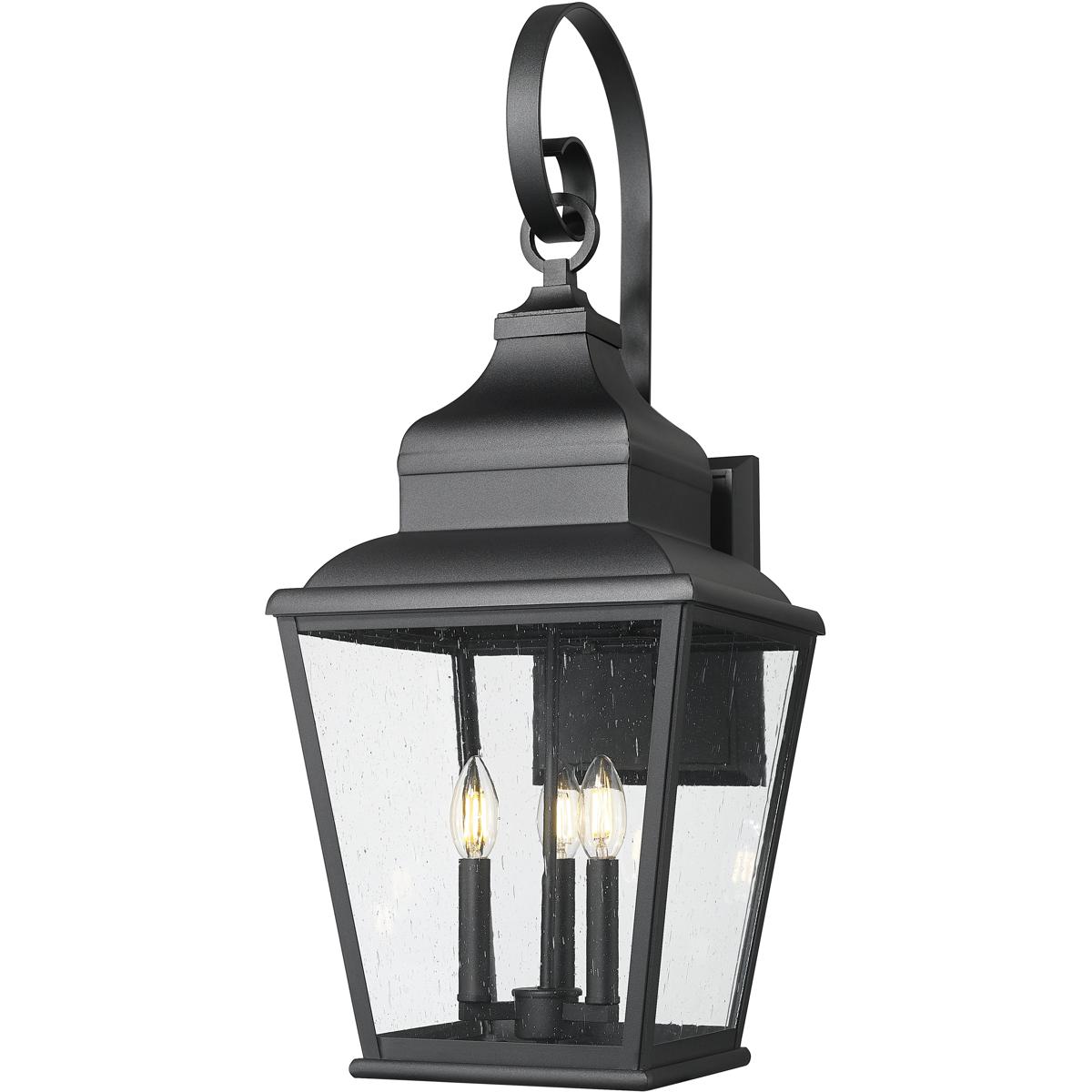Z-Lite 5029B-BK Raphael 3 Light 30.5 inch Sand Black Outdoor Wall Light in Soft Sand Black