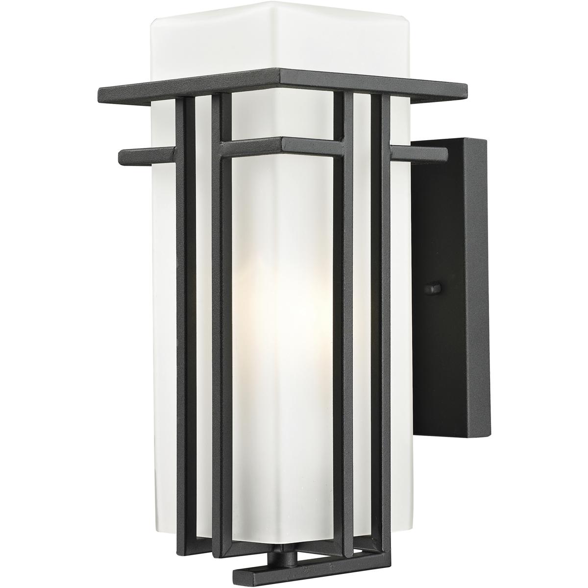 Z-Lite 549S-BK Abbey 1 Light 11.75 inch Black Outdoor Wall Light