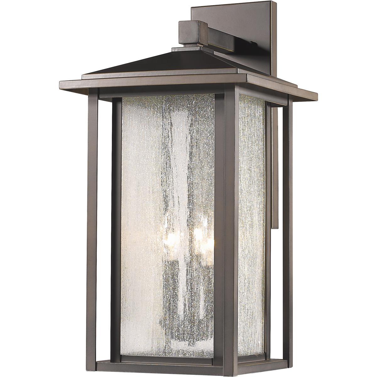 Z-Lite 554XL-ORB Aspen 3 Light 21.13 inch Oil Rubbed Bronze Outdoor Wall Light