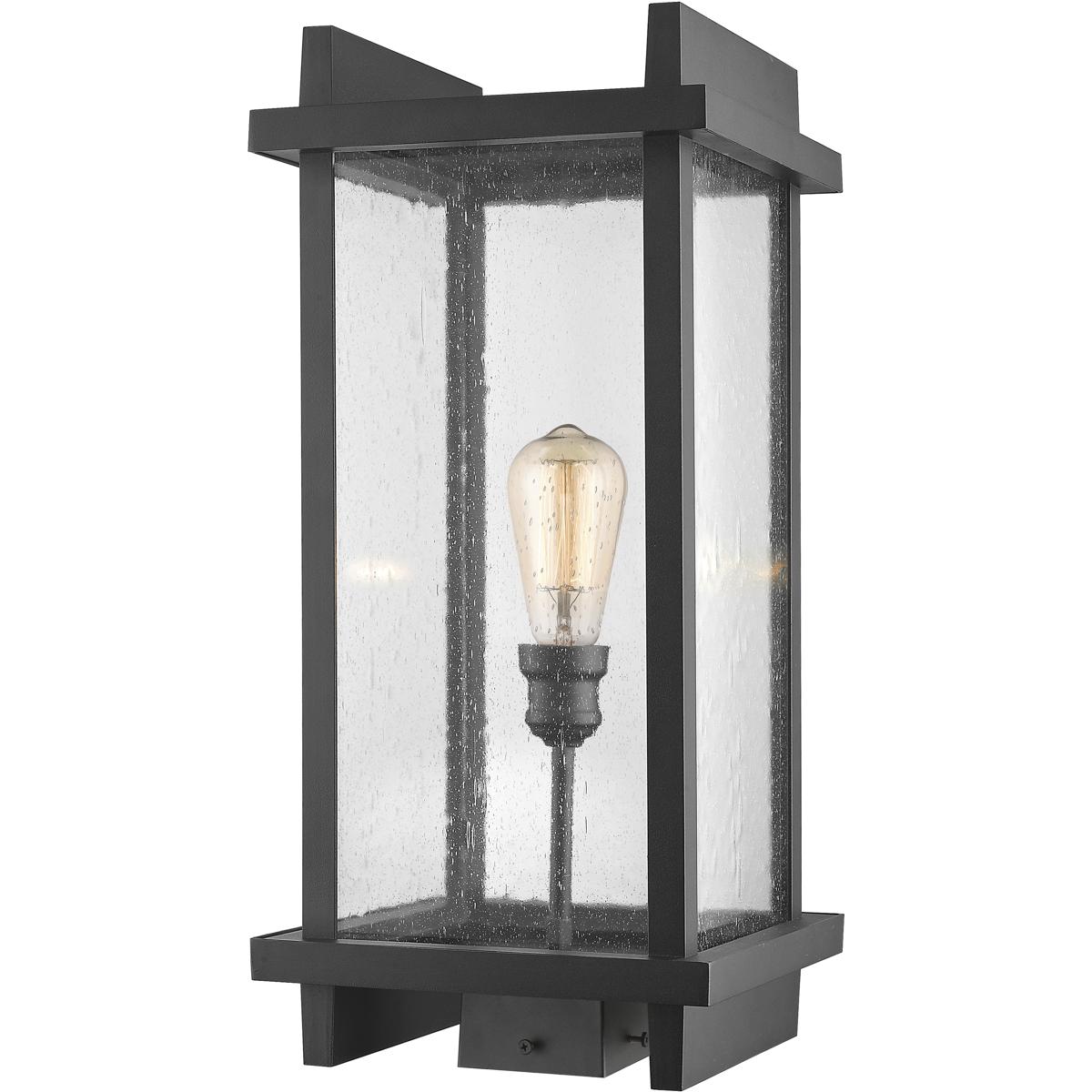 Z-Lite 565PHBS-BK Fallow 1 Light 21.88 inch Black Outdoor Post Mount Fixture