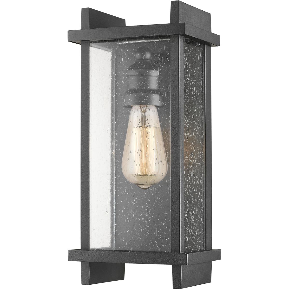 Z-Lite 565S-BK Fallow 1 Light 13 inch Black Outdoor Wall Light