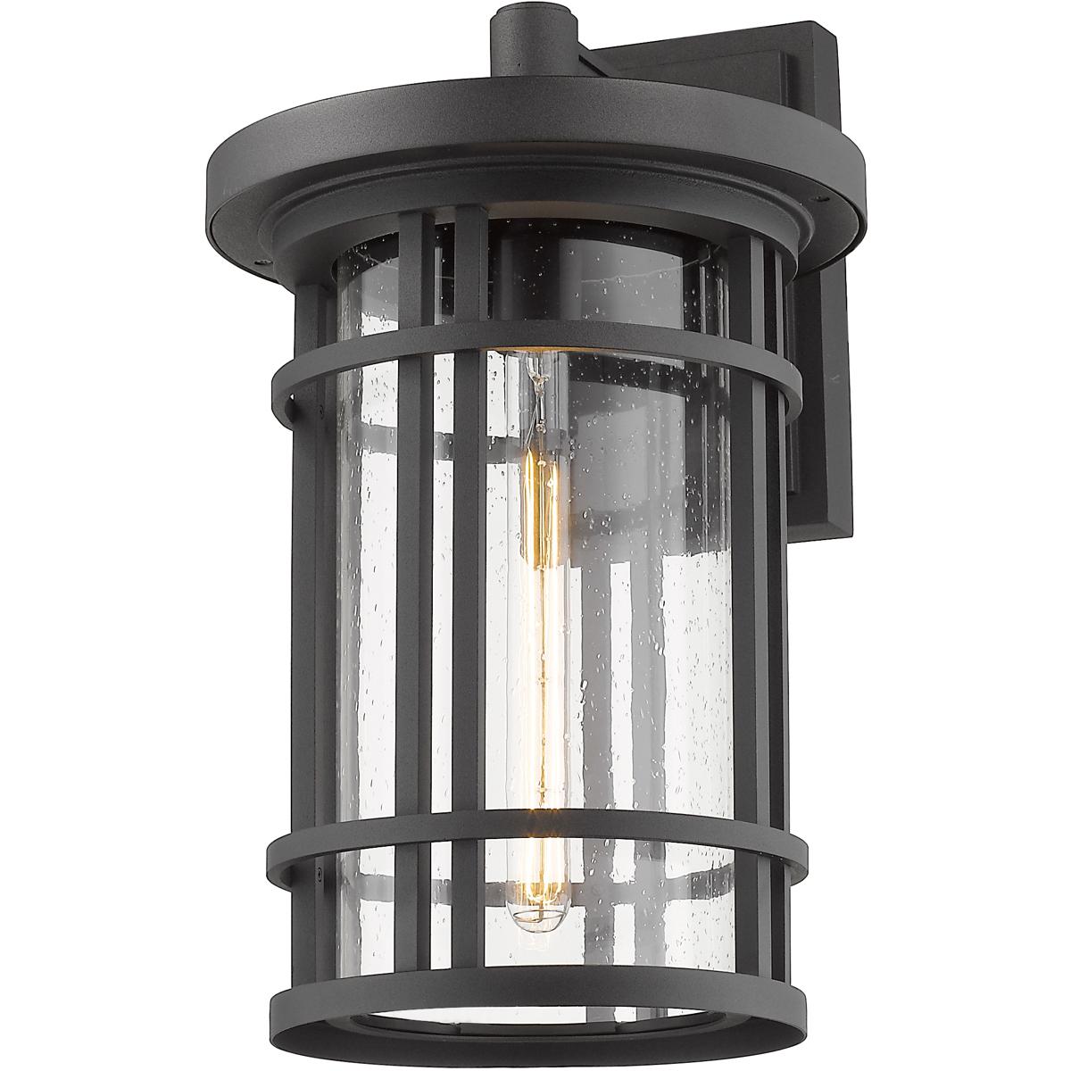 ZLite 570XLBK Jordan 1 Light 20 inch Black Outdoor Wall Sconce eBay