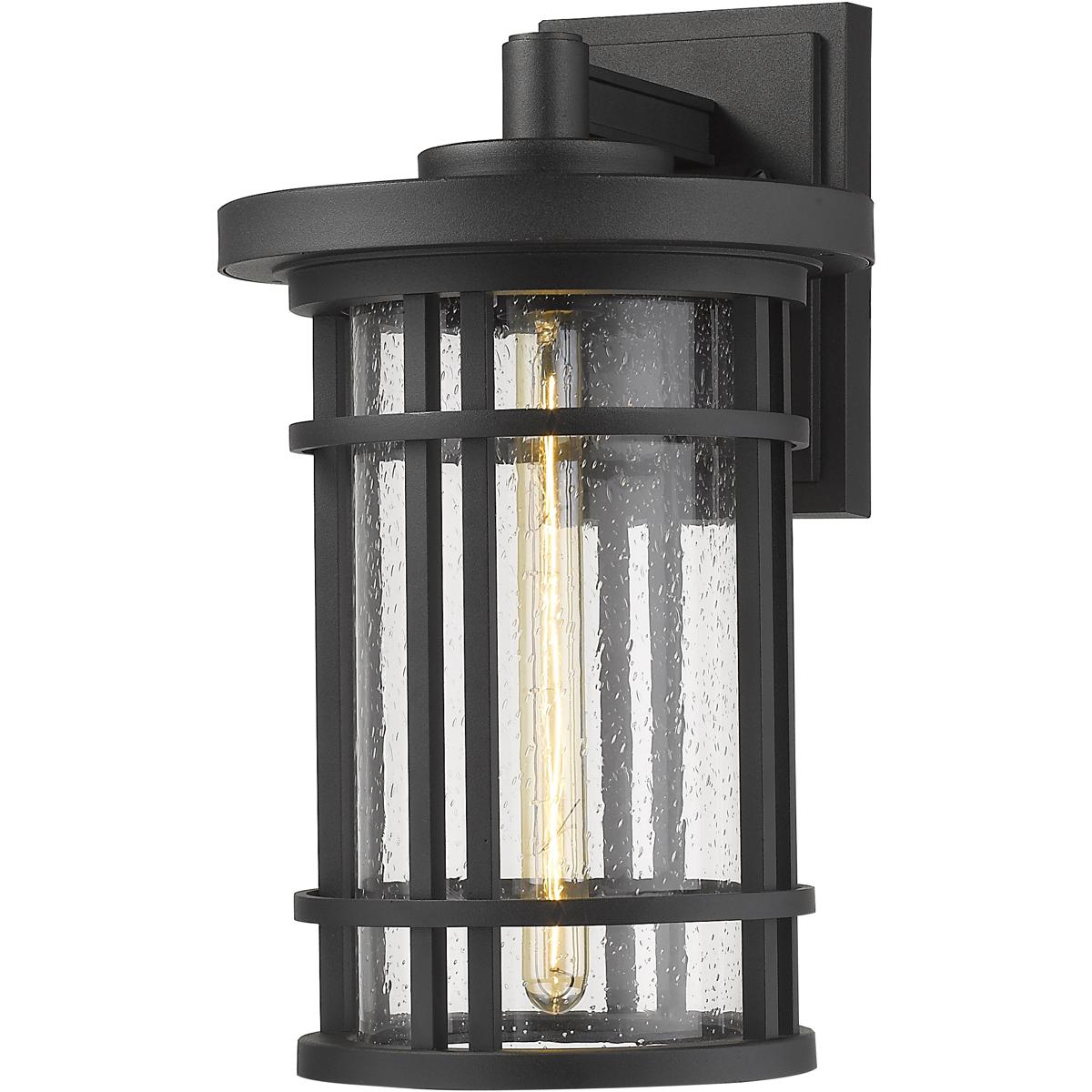 ZLite 570BBK Jordan 1 Light 1675 inch Black Outdoor Wall Light