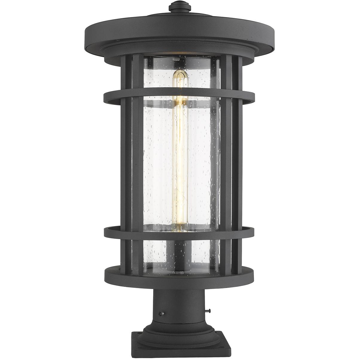 Z-Lite 570PHXL-533PM-BK Jordan 1 Light 22.25 inch Black Outdoor Pier Mounted Fixture