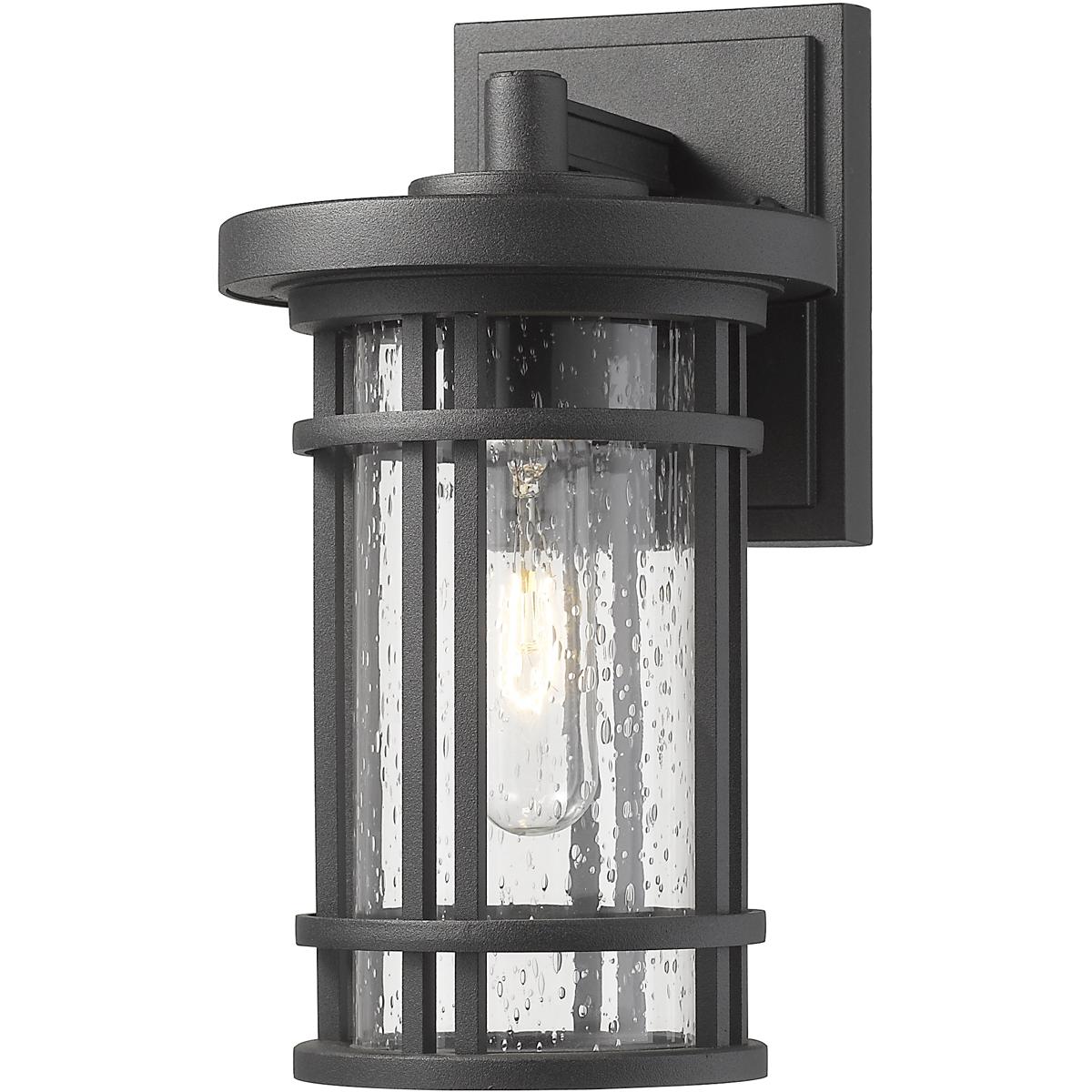 ZLite 570SBK Jordan 1 Light 1075 inch Black Outdoor Wall Light