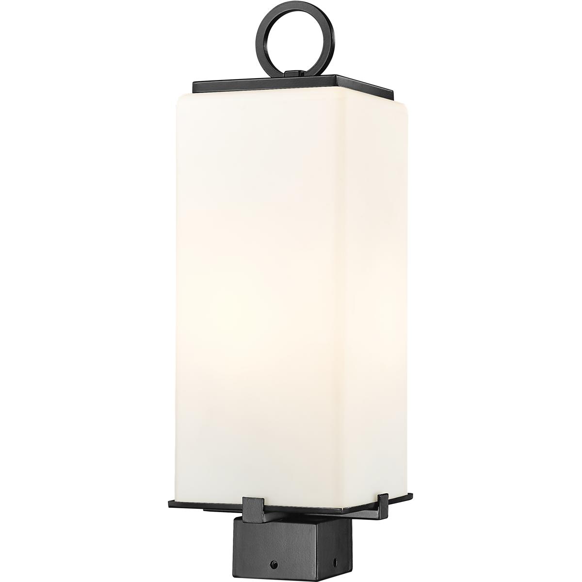 Z-Lite 593PHMS-BK Sana 2 Light 20 inch Black Outdoor Post Mount Fixture