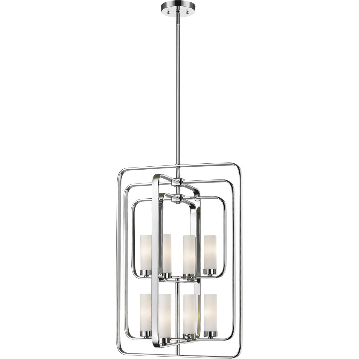 Z-Lite 6000-8B-CH Aideen 8 Light 19.75 inch Chrome Chandelier Ceiling Light
