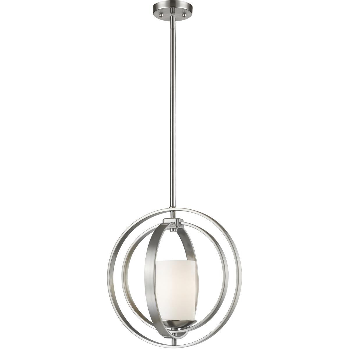 Z-Lite 6002MP-BN Ashling 1 Light 14.13 inch Brushed Nickel Pendant Ceiling Light